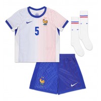 Fotbalové Dres Francie Jules Kounde #5 Dětské Venkovní ME 2024 Krátký Rukáv (+ trenýrky)